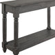 Ify Console Sofa Table | 1 Shelf | Charcoal Black Melina Wood | 49’’