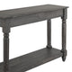 Ify Console Sofa Table | 1 Shelf | Charcoal Black Melina Wood | 49’’
