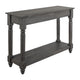 Ify Console Sofa Table | 1 Shelf | Charcoal Black Melina Wood | 49"