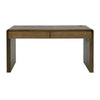 Esis Writing Desk | 2 Drawers | USB Ports | Dark Brown Mango Wood 60’’ BM333468