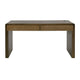 Esis Writing Desk | 2 Drawers | USB Ports | Dark Brown Mango Wood 60’’ BM333468