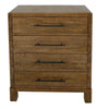 Terry Tall Dresser Chest | 4 Drawer | Walnut Brown Mango n Melina Wood BM333469