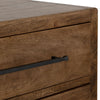 Terry Wide Dresser | 6 Drawer | Walnut Brown Mango and Melina Wood BM333470