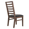 Ally Dining Chair Set of 2 | Ladderback | Melina Wood Brown Polyester BM333477