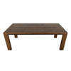Ally Dining Table | Textured Apron | Walnut Brown Parota Wood 87’’ BM333487