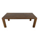 Ally Dining Table | Textured Apron | Walnut Brown Parota Wood 87’’ BM333487