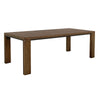 Ally Dining Table | Textured Apron | Walnut Brown Parota Wood 87"