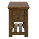 Ally Chairside Table | 1 Drawer | 1 Shelf | Brown Parota Wood | 15’’ BM333489