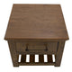 Ally Side End Table | 1 Drawer and Slatted Shelf | Brown Parota 50’’ BM333490