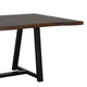 Ally Dining Table with Trestle Base | Live Edge Top | Brown Wood 87’’ BM333492