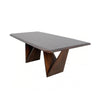 Rumy 7pc Extendable Dining Table Set 6 Chairs Diamond Edge Brown BM333495