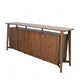 Viki Sideboard Buffet Console | Drawers and 4 Doors | Brown Wood 83’’ BM333496
