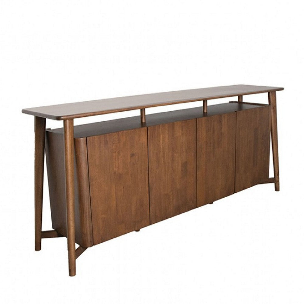 Viki Sideboard Buffet Console | Drawers and 4 Doors | Brown Wood 83"