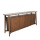 Viki Sideboard Buffet Console | Drawers and 4 Doors | Brown Wood 83"