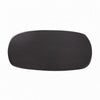 Ziva 7pc Dining Table Set | 6 Fabric Chairs | 3D Cut Edges Black Wood BM333499