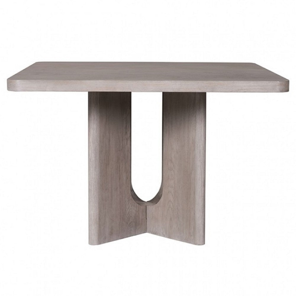 Zoko 7pc Counter Height Dining Table Set | Polyester White Wash Oak BM333509