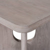 Zoko 7pc Counter Height Dining Table Set | Polyester White Wash Oak BM333509