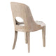 Zoko 5pc Round Dining Table Set | Polyester Chairs | White Wash Wood BM333510