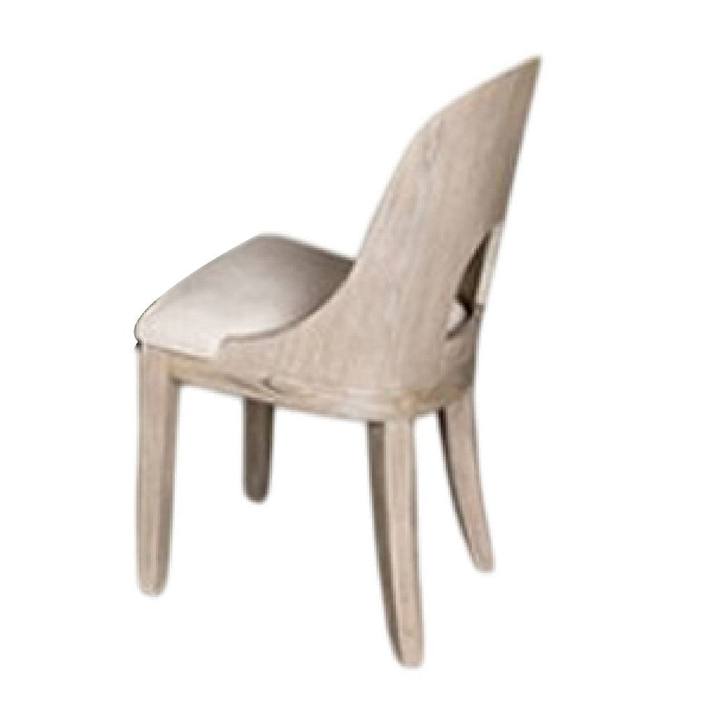 Zoko 7pc Dining Table Set | Polyester Cushion Seats | White Wash Wood BM333511