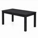 Kizie 9pc Dining Table Set | 94-118" Extendable | Black Wood Chairs