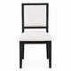 Kizie 9pc Dining Table Set | 94-118" Extendable | Black Wood Chairs