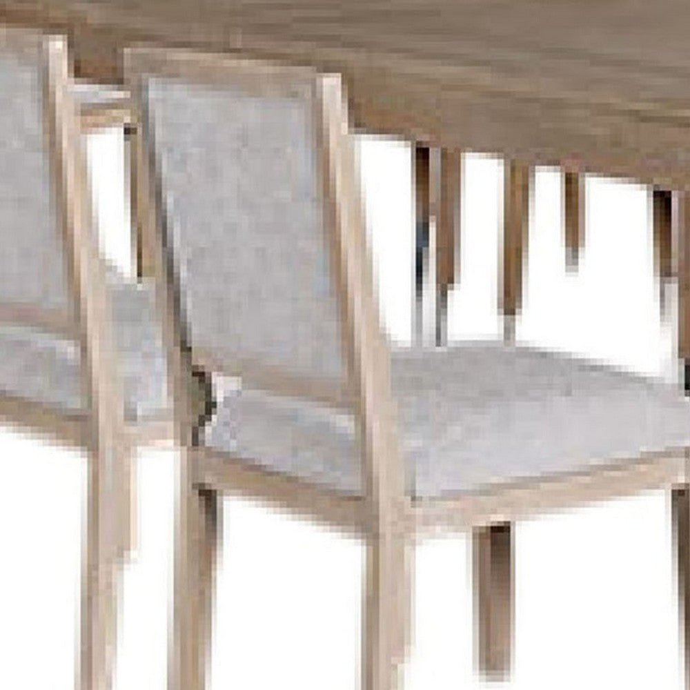 Kizie 7pc Dining Table Set | 94-118’’ Extendable | Tawny Brown Chairs BM333519