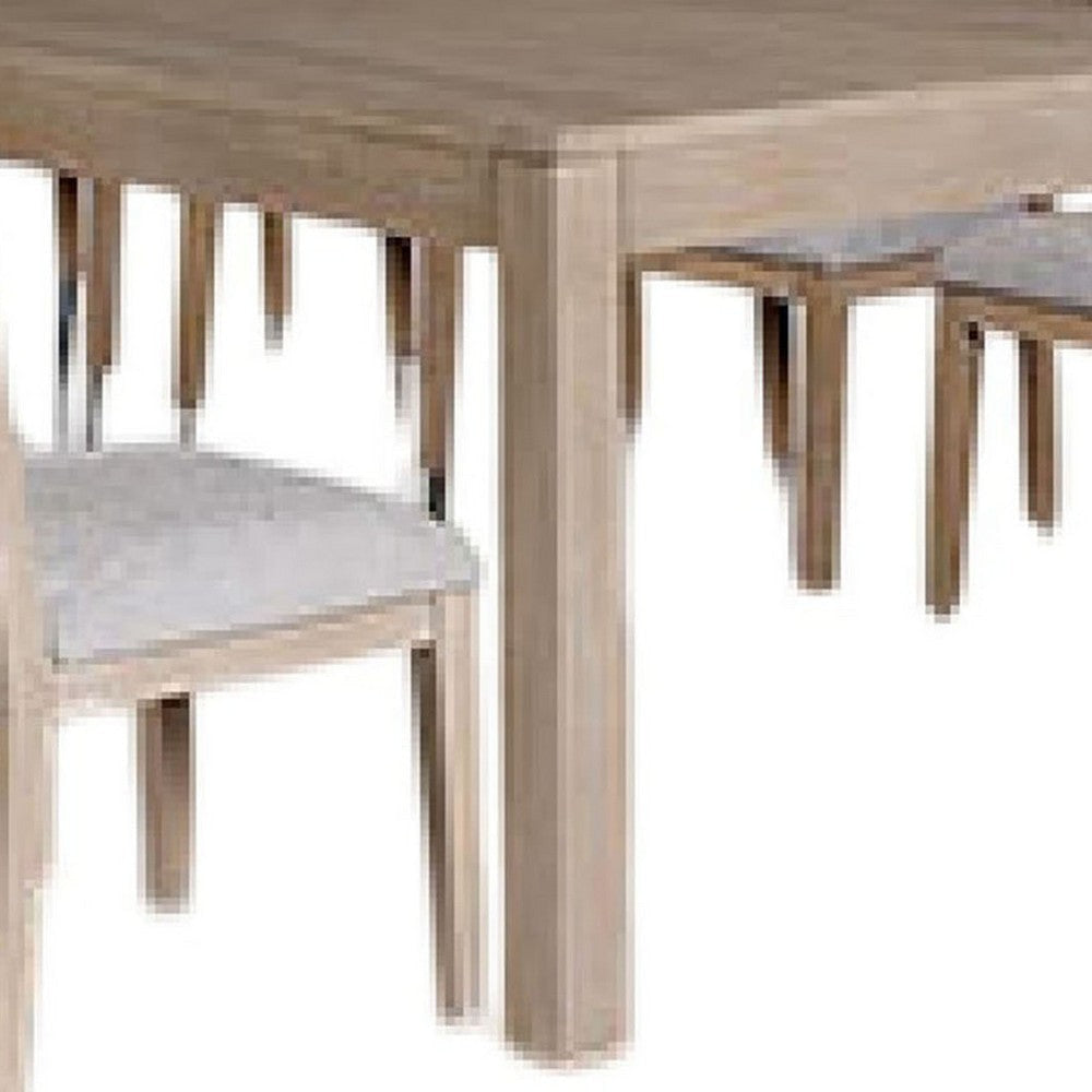 Kizie 9pc Dining Table Set | 94-118’’ Extendable | Tawny Brown Chairs BM333520