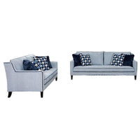 Gray, Blue, Black