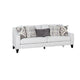 Riana 2pc Sofa Loveseat Set | 9 Accent Pillows | Modern White Black BM333526