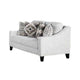 Riana 2pc Sofa Loveseat Set | 9 Accent Pillows | Modern White Black BM333526