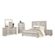 Diaz 5pc Queen Size Bedroom Set | Chest | Dresser Mirror | Light Gray