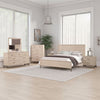Rozie 5pc Queen Bedroom Set | Chest | Dresser Mirror | Light Oak Brown