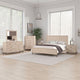 Rozie 5pc Queen Bedroom Set | Chest | Dresser Mirror | Light Oak Brown