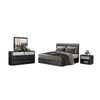 Zoko 4pc Queen Bedroom Set | USB Bedside Table | Ash Gray Wood