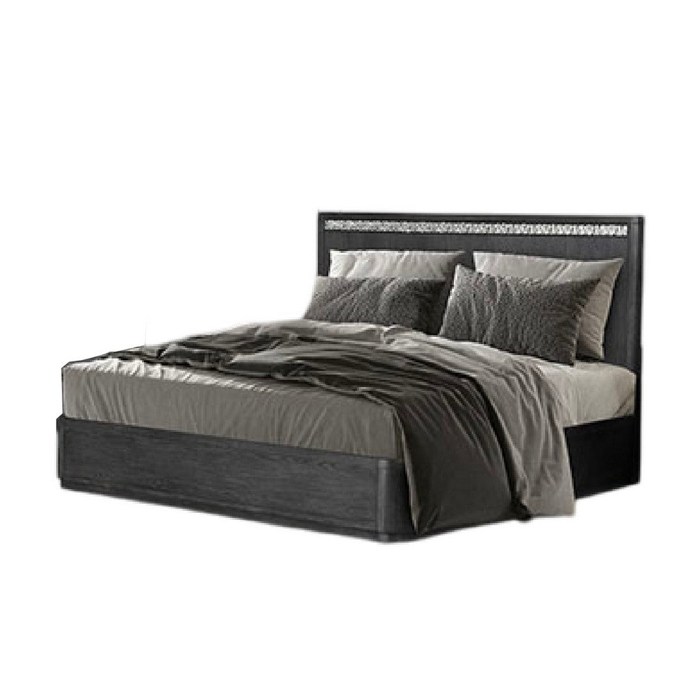 Zoko 4pc Queen Bedroom Set | USB Bedside Table | Ash Gray Wood