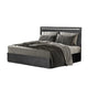 Zoko 4pc Queen Bedroom Set | USB Bedside Table | Ash Gray Wood