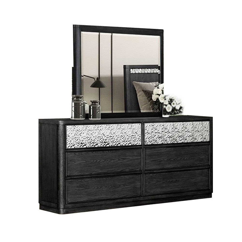 Zoko 4pc Queen Bedroom Set | USB Bedside Table | Ash Gray Wood BM333539