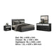 Zoko 4pc Queen Bedroom Set | USB Bedside Table | Ash Gray Wood BM333539