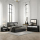 Zoko 4pc Queen Bedroom Set | USB Bedside Table | Ash Gray Wood