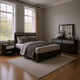 Zoko 5pc Queen Bedroom Set | 2 USB Nightstands | Dresser Mirror | Gray
