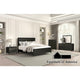 Kaira 4pc Queen Bedroom Set, Dresser Mirror Nightstand, Espresso Brown