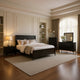 Kaira 4pc Queen Bedroom Set, Dresser Mirror Nightstand, Espresso Brown