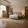 Kaira 5pc Queen Bedroom Set, 2 Nightstands, Natural Oak Brown Wood
