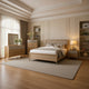Kaira 5pc Queen Bedroom Set | Chest Dresser Mirror | Natural Oak Brown