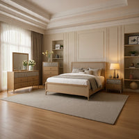 Natural Oak Brown, Silver, Champagne