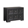 Kizie 5pc Queen Bedroom Set | Black | XL Nightstand | Chest | Mirror BM333570