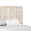 Kizie King Size Bed | Modern Classic Recessed Panels Beige Solid Wood