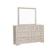 Kizie 5pc Queen Bedroom Set |Nightstand Chest Dresser in Beige Wood BM333577