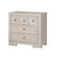 Kizie 5pc Queen Bedroom Set |Nightstand Chest Dresser in Beige Wood BM333577