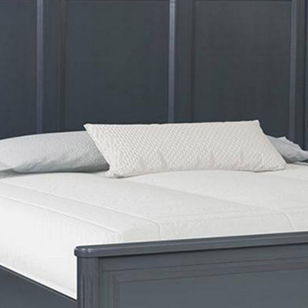 Alta Queen Size Bed | Classic French Design | Malta Blue Solid Wood